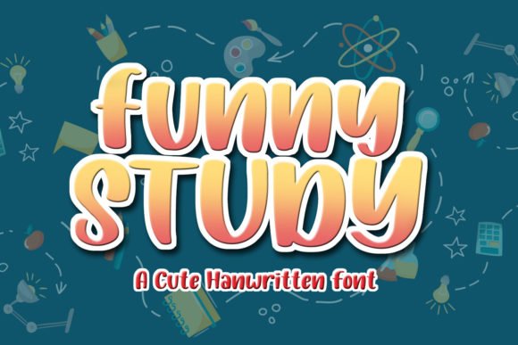 Funny Study Font - Featured Image