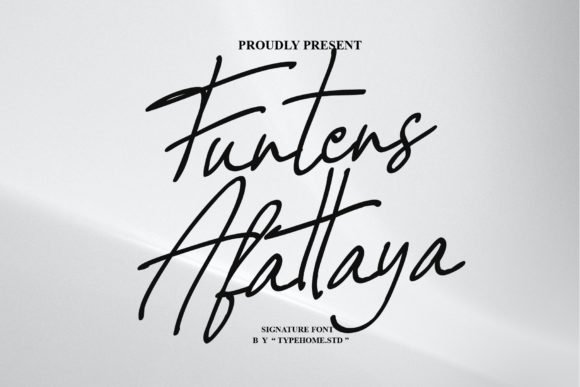 Funtens Afattaya Font - Featured Image