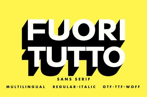 Fuori Tutto Font Font - Featured Image