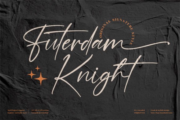 Futerdam Knight Font - Featured Image