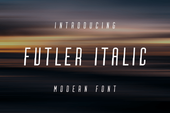 Futler Italic Font - Featured Image