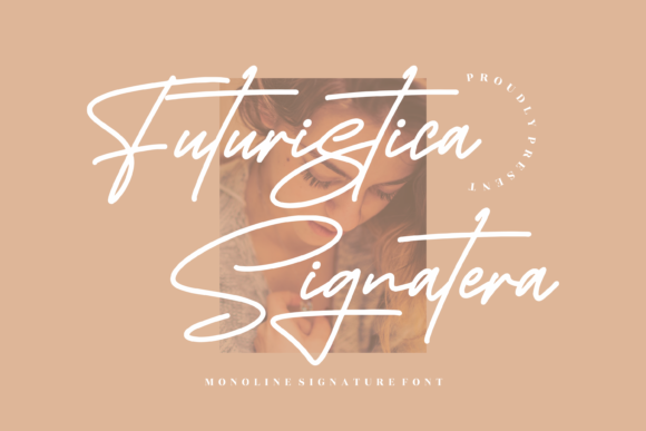 Futuristica Signatera Font - Featured Image