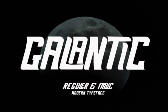 Galantic Font - Featured Image