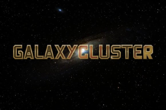 Galaxy Cluster Font - Featured Image