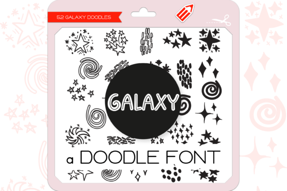 Galaxy Dingbats Font - Featured Image