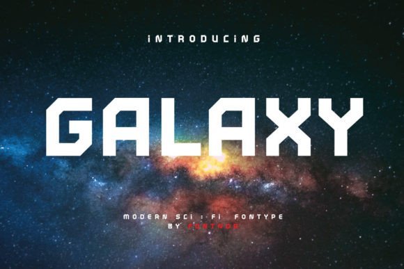 Galaxy Font - Featured Image