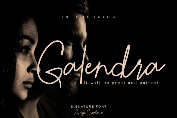 Galendra Font - Featured Image