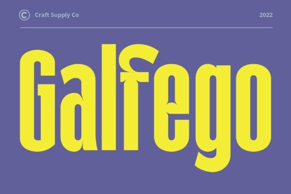 Galfego Font - Featured Image