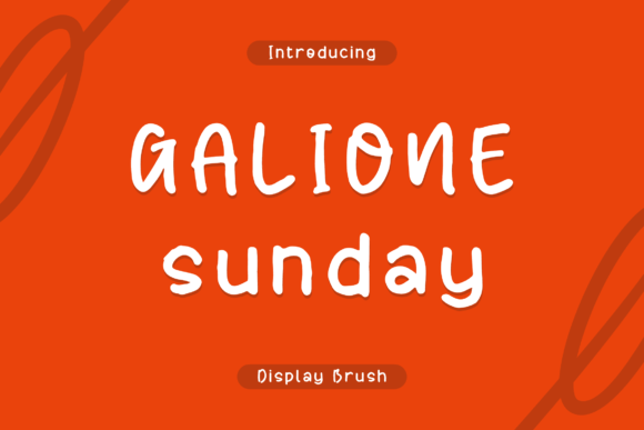 Galione Sunday Font - Featured Image