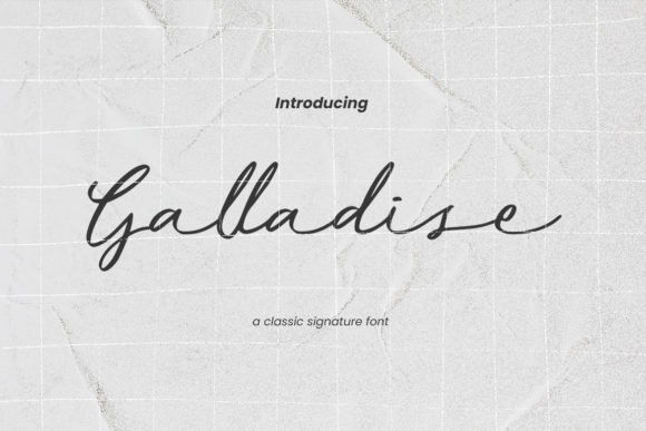 Galladise Font - Featured Image