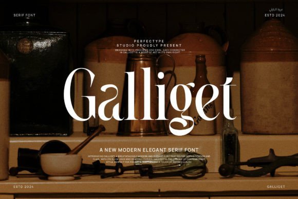 Galliget Font - Featured Image
