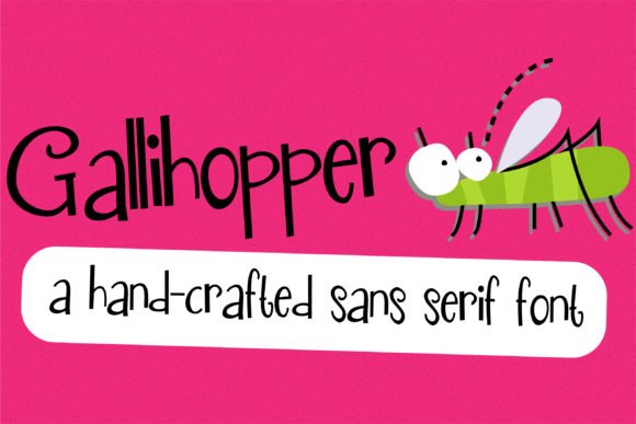 Gallihopper Font - Featured Image