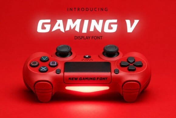 Gaming V Font - Featured Image