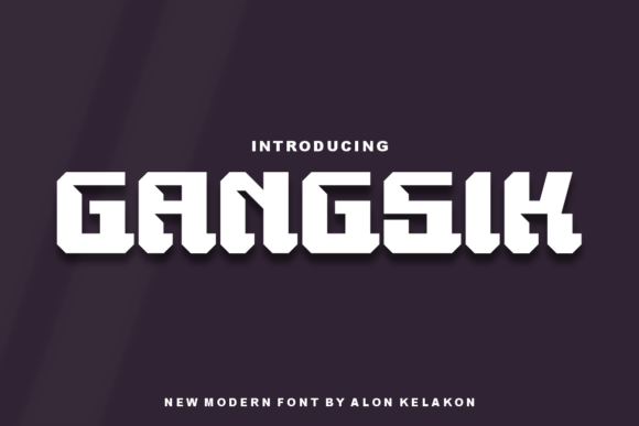 Gangsik Font - Featured Image