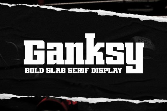 Ganksy Font - Featured Image