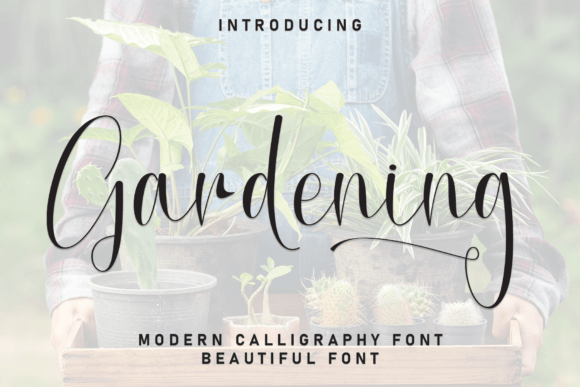 Gardening Font - Featured Image
