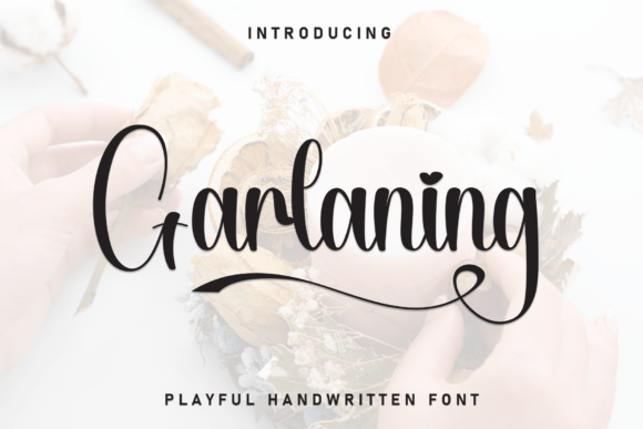 Garlaning Font - Featured Image