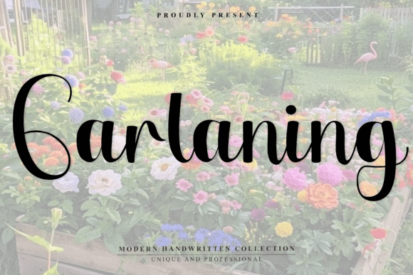 Garlaning Font - Featured Image