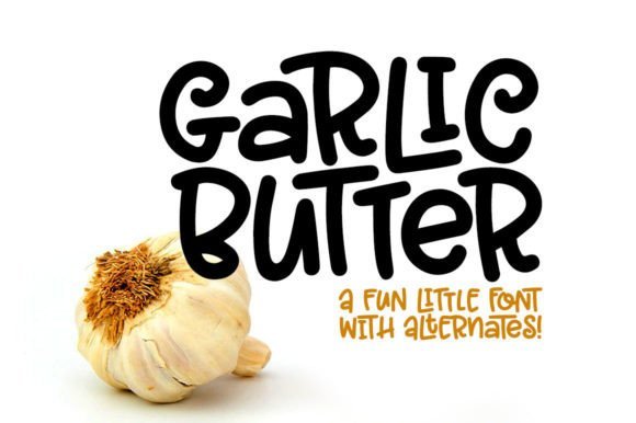 Garlic Butter Font - Featured Image