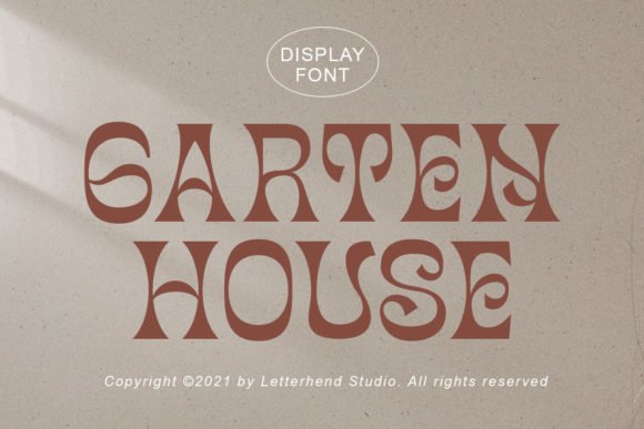 Garten House Font - Featured Image