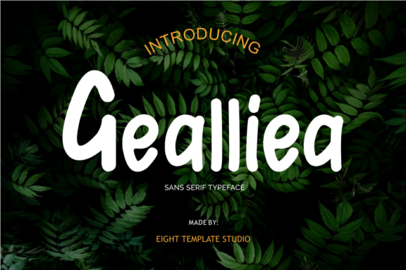 Gealliea Font - Featured Image