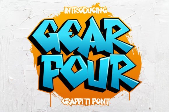 Gear Four Font - Featured Image