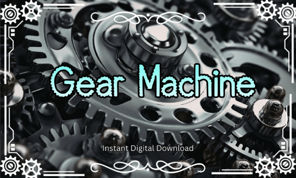 Gear Machine Font - Featured Image