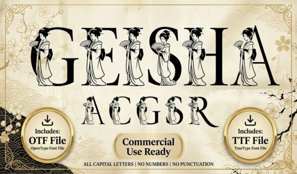 Geisha Font - Featured Image