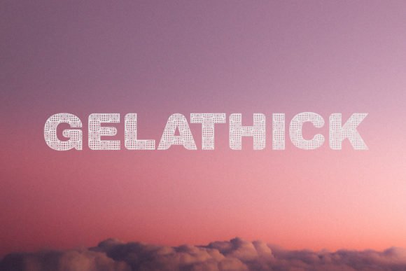 Gelathick Font - Featured Image