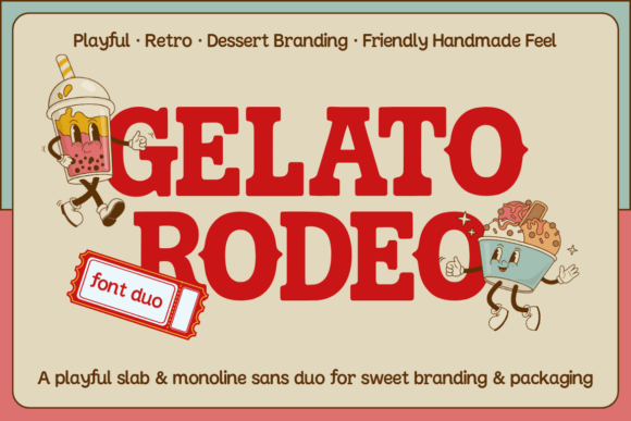 Gelato Rodeo Font - Featured Image