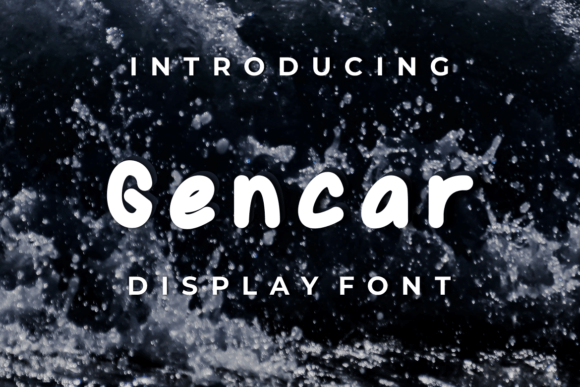 Gencar Font - Featured Image