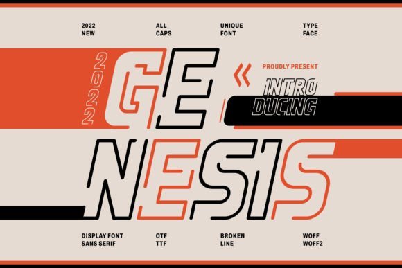 Genesis Font - Featured Image