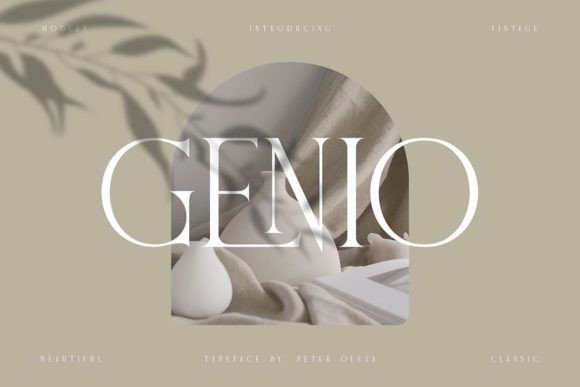 Genio Font - Featured Image