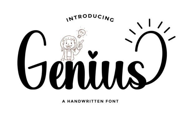 Genius Font - Featured Image