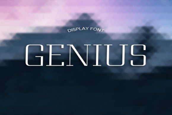Genius Font - Featured Image