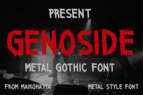 Genoside Font - Featured Image