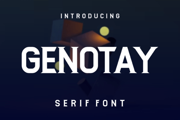 Genotay Font - Featured Image