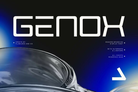 Genox Font - Featured Image