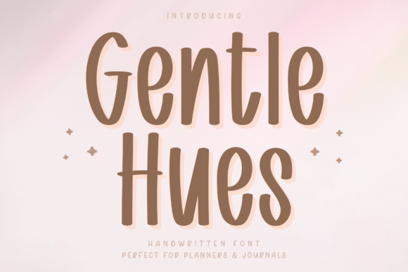 Gentle Hues Font - Featured Image