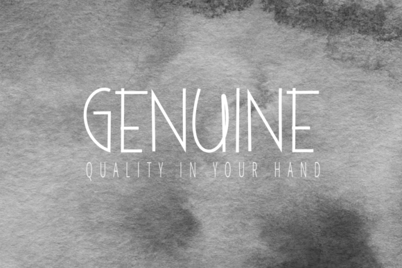 Genuine Font - Featured Image