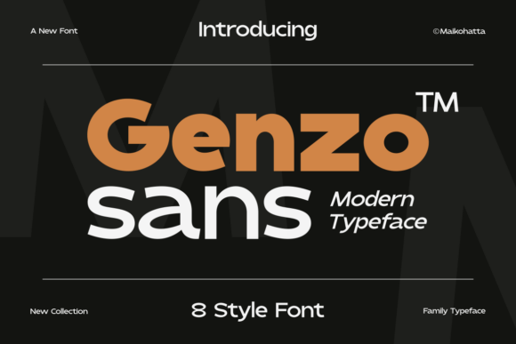 Genzo Font - Featured Image