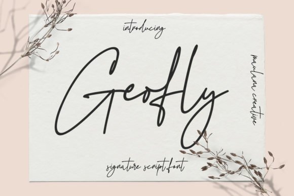 Geofly Font - Featured Image