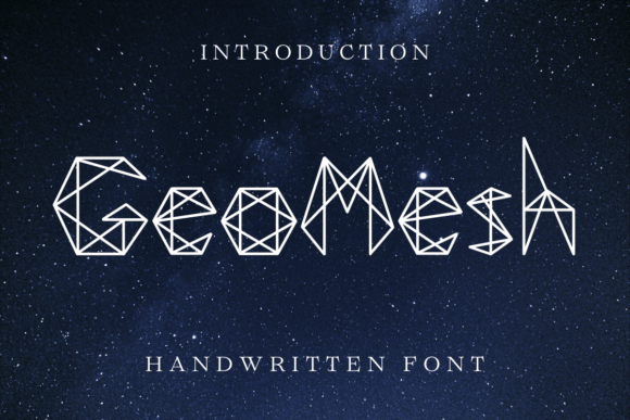 Geomesh Font - Featured Image