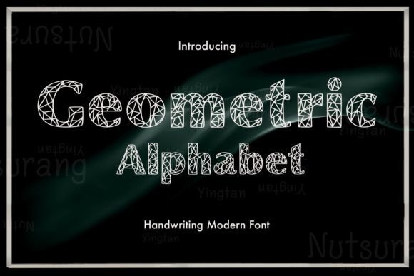 Geometric Alphabet Font - Featured Image