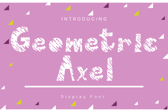 Geometric Axel Font - Featured Image