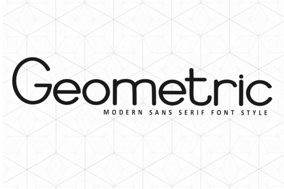 Geometric Font - Featured Image