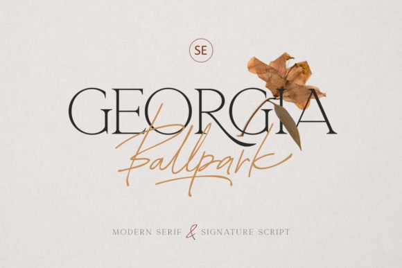 Georgia Ballpark Font - Featured Image