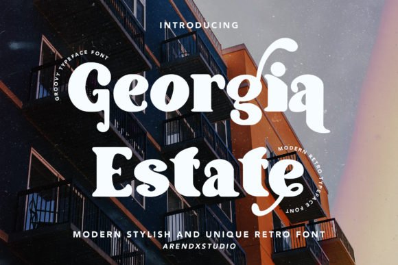 Georgia Estate Font - Featured Image