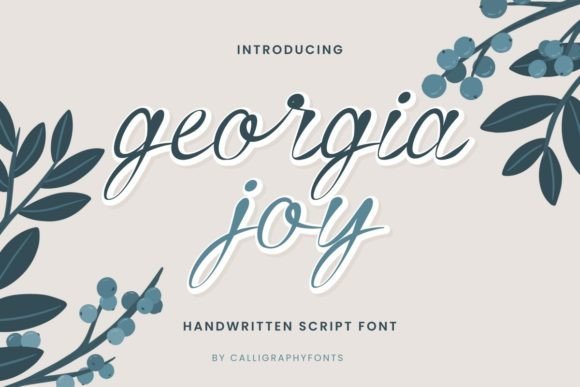 Georgia Joy Font - Featured Image
