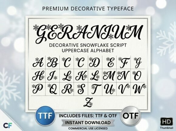 Geranium Font - Featured Image